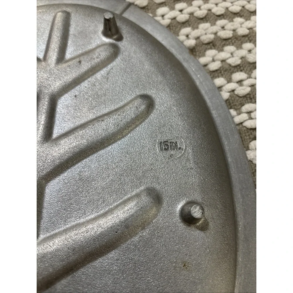 Vintage Sizzle Platter Cast Aluminum 14.5
